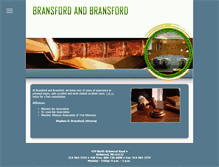 Tablet Screenshot of bransfordandbransford.com